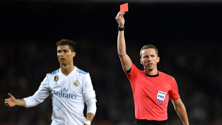 Cristiano Ronaldo fue varias veces expulsado cuando jugaba para el Real Madrid 