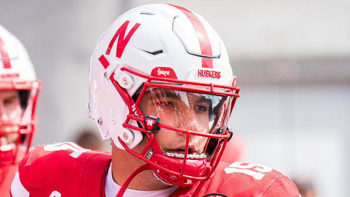 Nebraska quarterback Dylan Raiola played strong game against Michigan. Nebraska quarterback Dylan Raiola played strong game against Michigan.