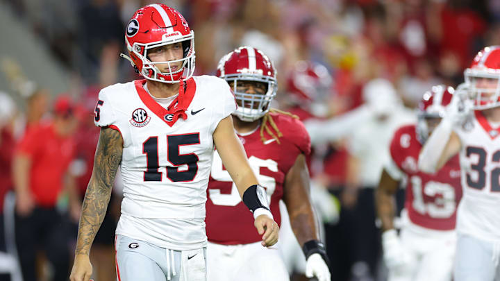 Georgia QB Carson Beck v Alabama