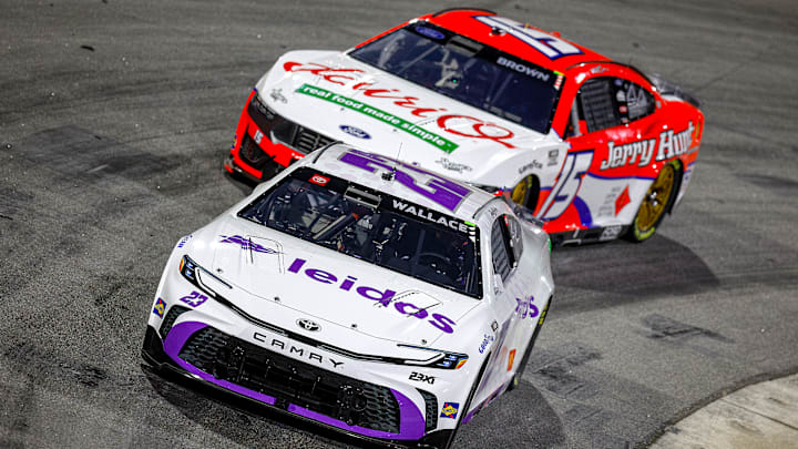 Bubba Wallace, Tim Brown, Cook Out Clash, Bowman Gray Stadium, NASCAR