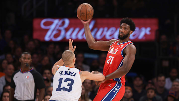 Joel Embiid will miss tonight's game against the Knicks.