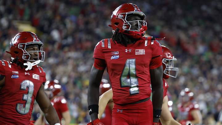 Wisconsin Badgers wide receiver Malachi Coleman. Wisconsin Badgers wide receiver Malachi Coleman.