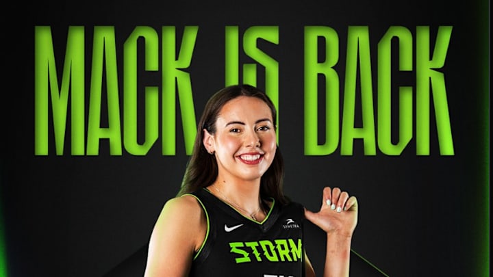 The WNBA's Seattle Storm announced Monday they have signed former Indiana star Mackenzie Holmes. She was a 2024 draft pick. 