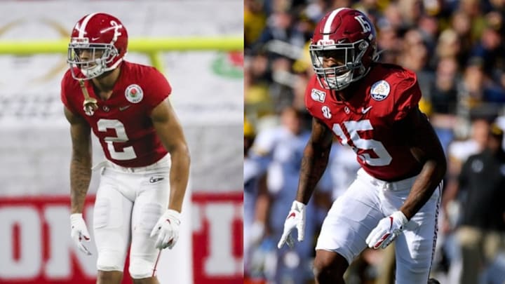Alabama cornerback Patrick Surtain II and safety Xavier McKinney