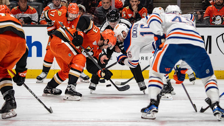 The Ducks are road underdogs in Edmonton.