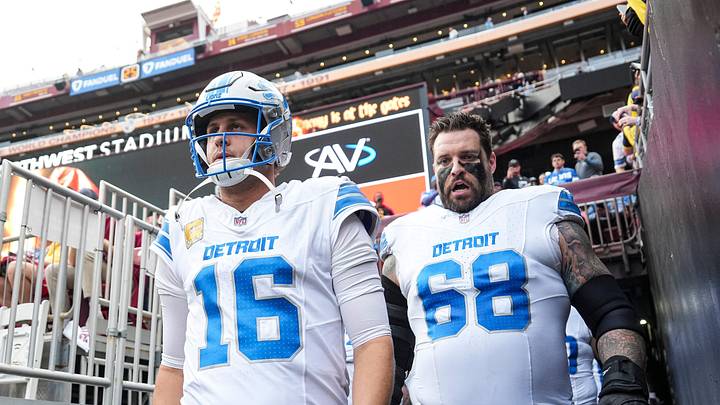 Detroit Lions quarterback Jared Goff puts extraordinary effort into bettering his teammates, regardless of position