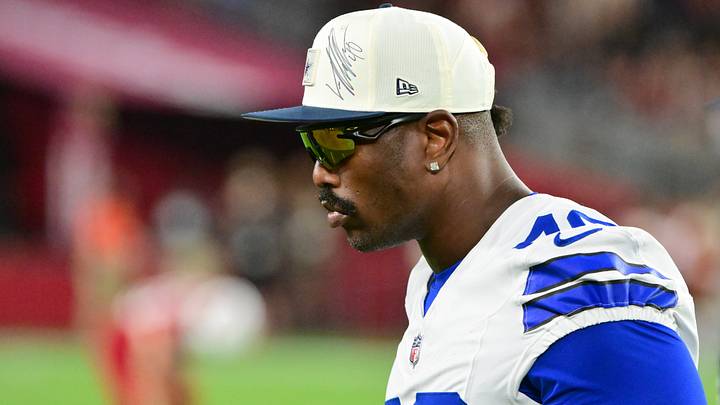 Dallas Cowboys linebacker Von Miller looks on in the second half against the Arizona Cardinals at State Farm Stadium. Mandatory Credit: Matt Kartozian-Imagn Images Dallas Cowboys linebacker Von Miller looks on in the second half against the Arizona Cardinals at State Farm Stadium. Mandatory Credit: Matt Kartozian-Imagn Images