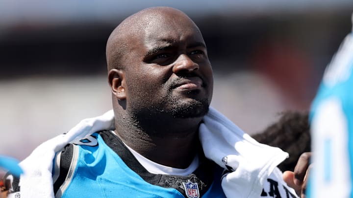 Carolina Panthers offensive tackle Taylor Moton