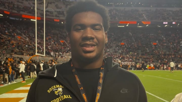 Jaiden Thompson on his Tennessee Volunteers visit