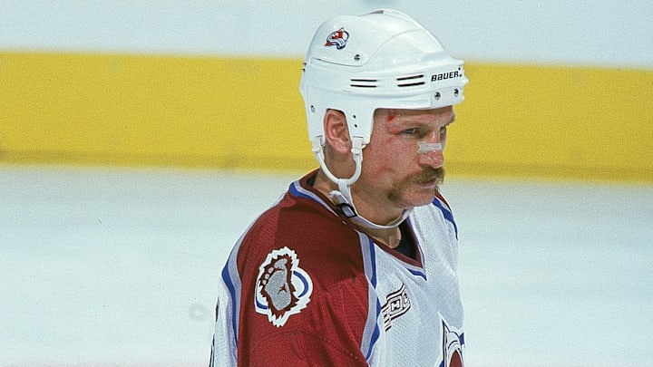 Jeff Odgers always had a mean steak about him while on the ice for the Colorado Avalanche.