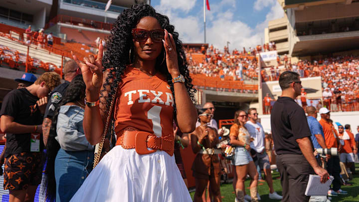 Loreal Sarkisian, wife of Texas head coach Steve Sarkisian.