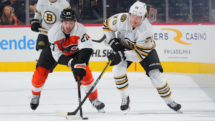 The Flyers have lost four straight, while Boston comes in having won six of their last seven games.
