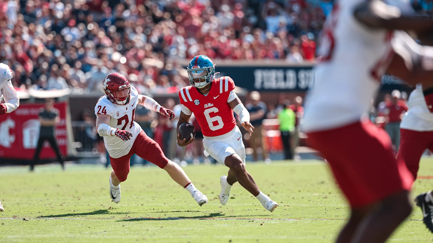 Spring Ball Buzz: Ole Miss Football, Trinidad Chambliss Navigating Major Offseason
