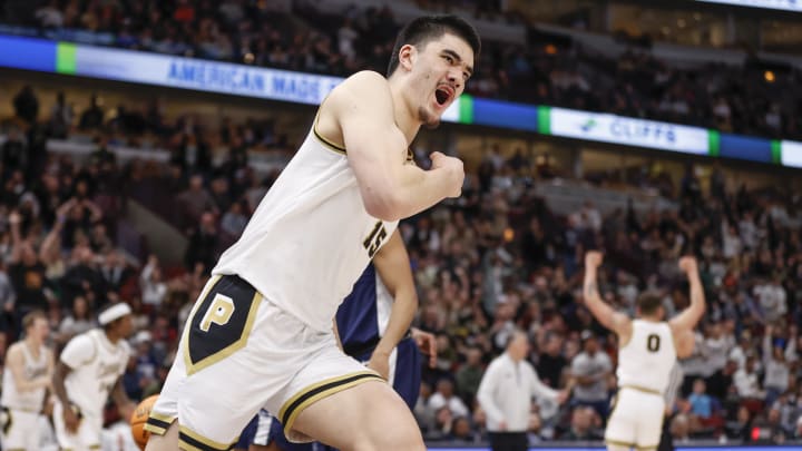 Purdue Boilermakers center Zach Edey 