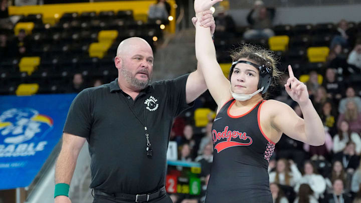 Fort Dodge’s Mariaha Benedict captured a title at the Dan Gable Donnybrook last week.