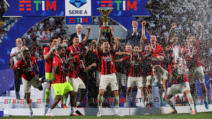 Il Milan festeggia lo Scudetto 