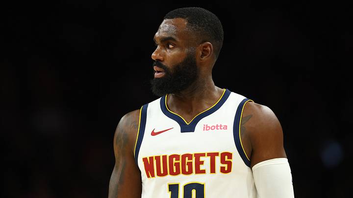 Mar 24, 2026; Phoenix, Arizona, USA; Denver Nuggets guard Tim Hardaway Jr. (10) against the Phoenix Suns at Mortgage Matchup Center. Mandatory Credit: Mark J. Rebilas-Imagn Images Mar 24, 2026; Phoenix, Arizona, USA; Denver Nuggets guard Tim Hardaway Jr. (10) against the Phoenix Suns at Mortgage Matchup Center. Mandatory Credit: Mark J. Rebilas-Imagn Images