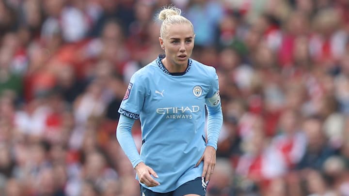 Alex Greenwood was named captain of Manchester City last week Alex Greenwood was named captain of Manchester City last week