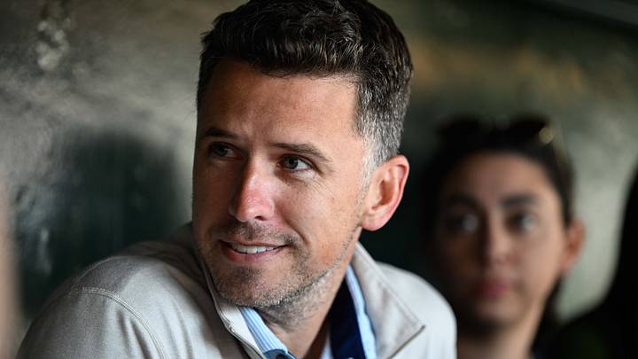 San Francisco Giants President of baseball operations Buster Posey. San Francisco Giants President of baseball operations Buster Posey.