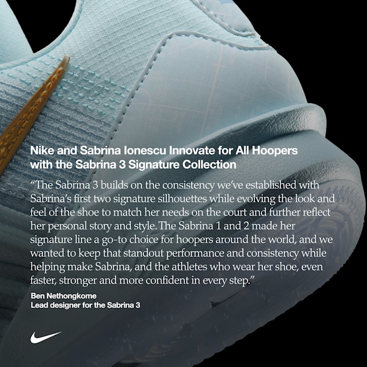 Nike Unveils Sabrina Ionescu's 3rd Signature Basketball Shoe