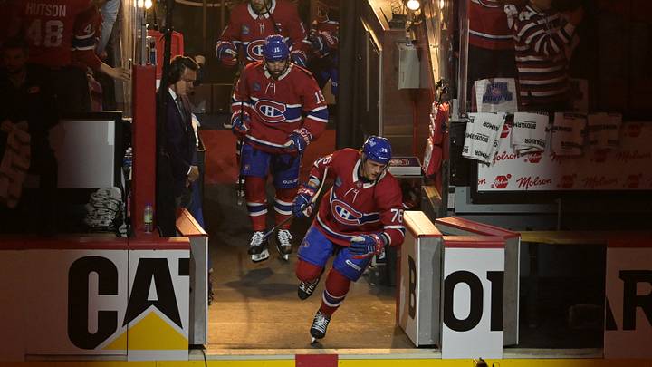May 27, 2026; Montreal, Quebec, CAN; Montreal Canadiens right wing Zachary Bolduc (76) takes the ice before game four of the Eastern Conference Final of the 2026 Stanley Cup Playoffs at Bell Centre. Mandatory Credit: Eric Bolte-Imagn Images