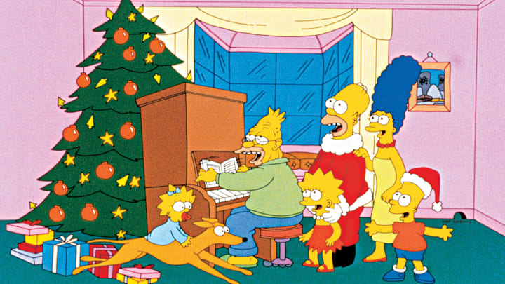 THE SIMPSONS: Homer tries to earn extra money to buy Christmas presents for the family, and everything he does goes wrong. Fortunately, he is rescued by SantaÕs Little Helper in an encore of the 1989 Christmas special ÒSimpsons Roasting on an Open FireÓ of THE SIMPSONS airing Sunday, Dec. 23 (8:00-8:30 PM ET/PT) on FOX. This special was the very first full-length episode of THE SIMPSONS to ever air on December 18, 1989. THE SIMPSONS ª and © 2018 TTCFFC ALL RIGHTS RESERVED.