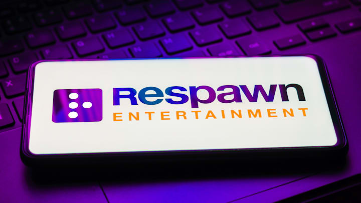 In this photo illustration, the Respawn Entertainment logo...