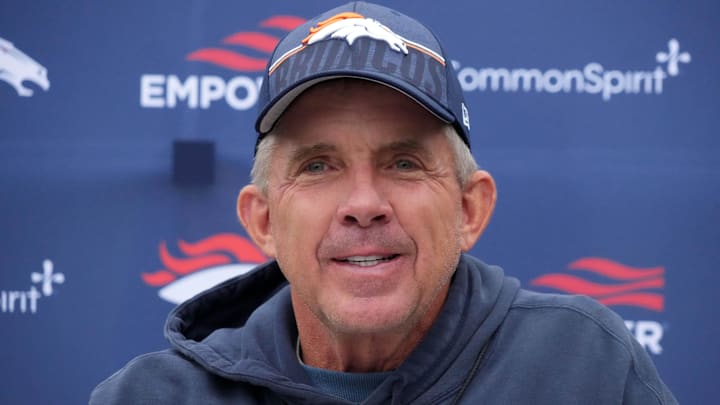 Denver Broncos head coach Sean Payton