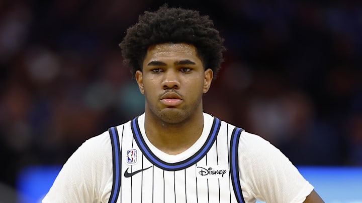 Oct 25, 2025; Orlando, Florida, USA; Orlando Magic guard Jase Richardson (11) waits for play to begin in the second half against the Chicago Bulls at Kia Center. Mandatory Credit: Russell Lansford-Imagn Images Oct 25, 2025; Orlando, Florida, USA; Orlando Magic guard Jase Richardson (11) waits for play to begin in the second half against the Chicago Bulls at Kia Center. Mandatory Credit: Russell Lansford-Imagn Images