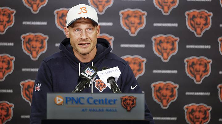 Chicago Bears head coach Ben Johnson.