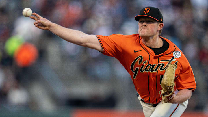 San Francisco Giants starting pitcher Logan Webb (62).
