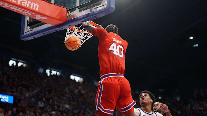 Kansas Jayhawks forward Flory Bidunga (40) 