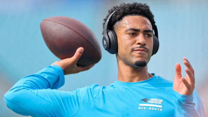 Carolina Panthers quarterback Bryce Young