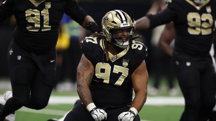 New Orleans Saints defensive tackle Khristian Boyd
