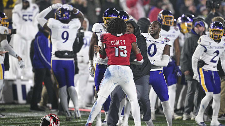 NC State football versus ECU NC State football versus ECU