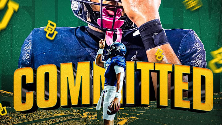 Commitment graphic for Baylor 2027 four-star Karece Hoyt Commitment graphic for Baylor 2027 four-star Karece Hoyt