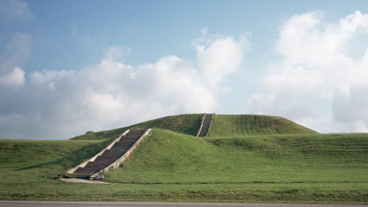 Cahokia Mounds State Historic Site in Illinois.