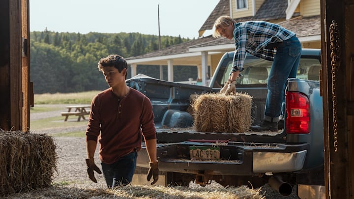 (L to R) Ashby Gentry as Alex, Noah LaLonde as Cole in episode 206 of My Life with the Walter Boys