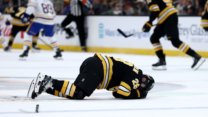 Boston Bruins forward Elias Lindholm Boston Bruins forward Elias Lindholm