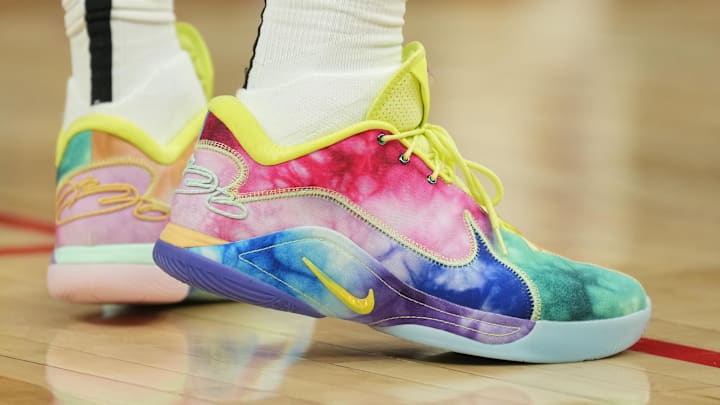 The Nike LeBron 22 "What The Currency" colorway is now half-price online.