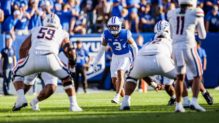BYU safety Raider Damuni against Arizona
