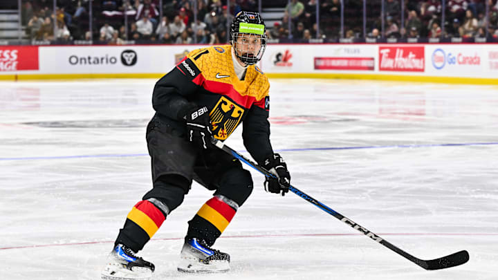 Germany v Latvia: Group A - 2025 IIHF World Junior Championship