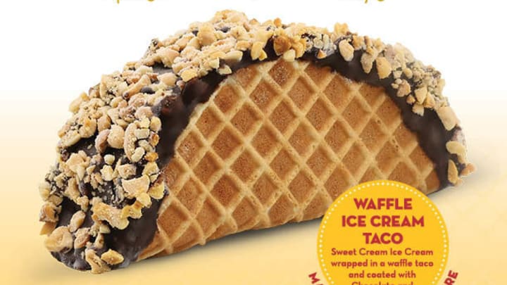 Try the New Waffle Ice Cream Taco!