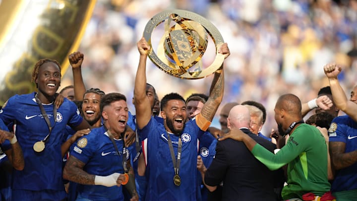 Der FC Chelsea feiert den Klub-WM-Sieg Der FC Chelsea feiert den Klub-WM-Sieg