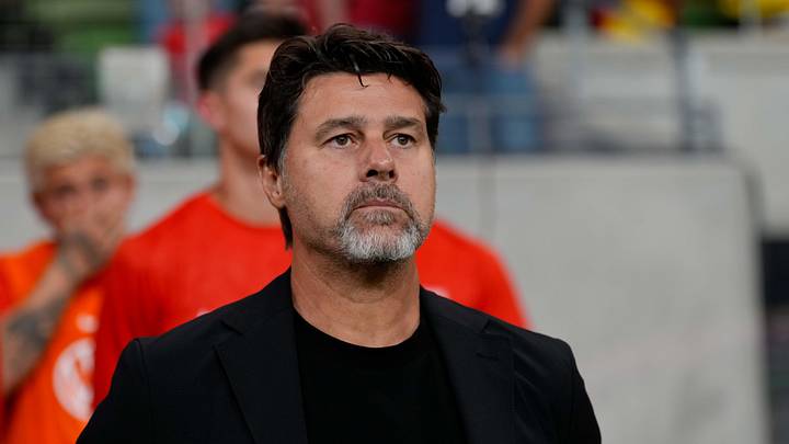 Oct 10, 2025; Austin, Texas, USA; United States head coach Mauricio Pochettino before the match at Q2 Stadium. Mandatory Credit: Scott Coleman-Imagn Images