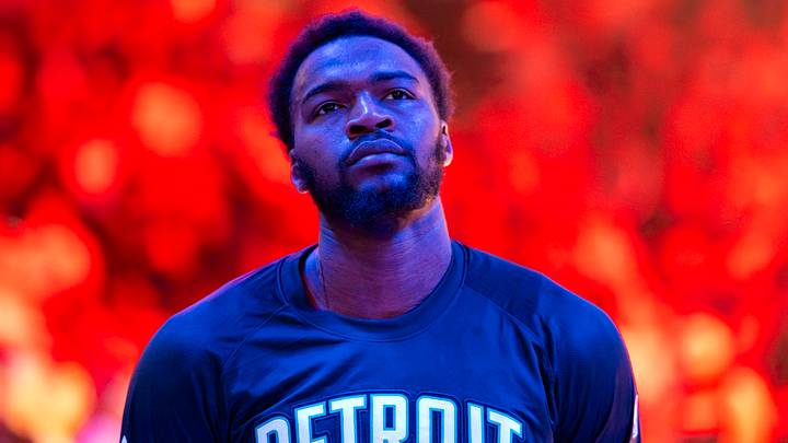 Detroit Pistons forward Paul Reed (7) against the Phoenix Suns at Mortgage Matchup Center. 