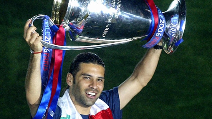 Barcelona's Mexican Rafael Marquez celeb