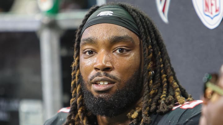 Atlanta Falcons defensive tackle Ta'Quon Graham