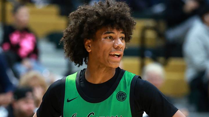 Jan 2, 2026; Mesa, AZ, USA; Arizona Compass Prep forward DeMarcus Henry (15) against Spire Institute (OH) during the HoopHall West Tournament at Skyline High School. Mandatory Credit: Mark J. Rebilas-Imagn Images Jan 2, 2026; Mesa, AZ, USA; Arizona Compass Prep forward DeMarcus Henry (15) against Spire Institute (OH) during the HoopHall West Tournament at Skyline High School. Mandatory Credit: Mark J. Rebilas-Imagn Images