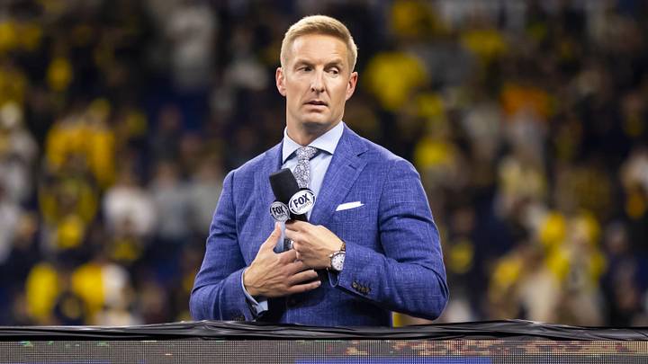 Fox Sports analyst Joel Klatt during the Big Ten Championship Game.